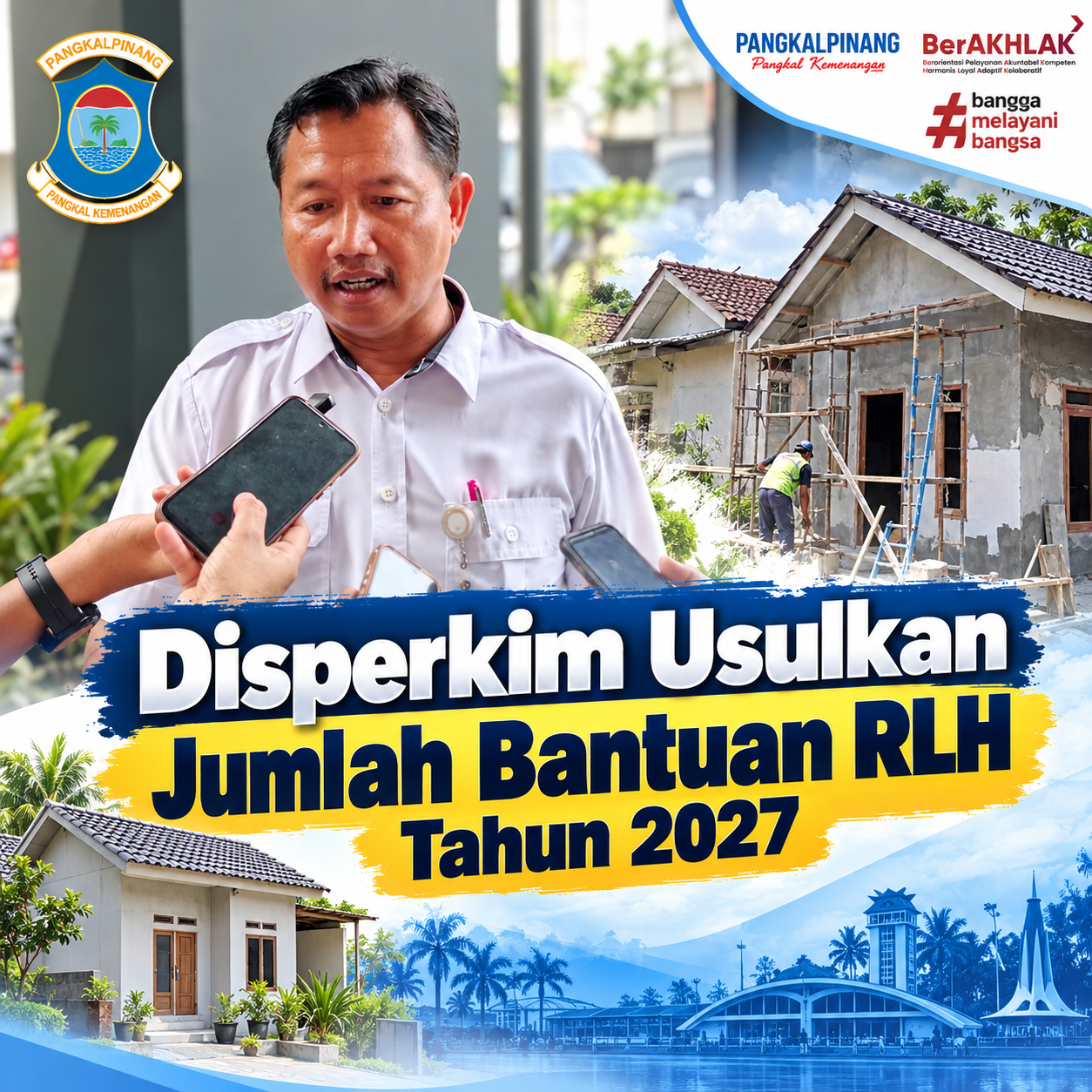 Disperkim Usulkan Jumlah Bantuan RLH Tahun 2027